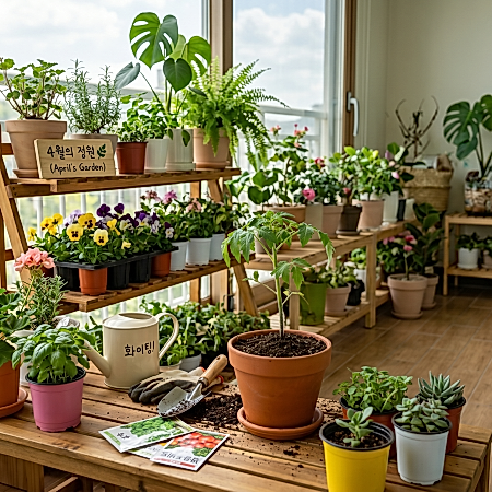 🌱 4월, 초록빛 생명력을 깨우는 원예 가이드